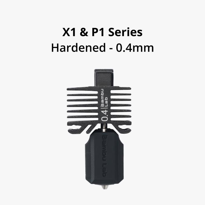 Actual product image Bambu Lab X1/P1 Hotend - hardend steel 0.4mm (Blast pipe)