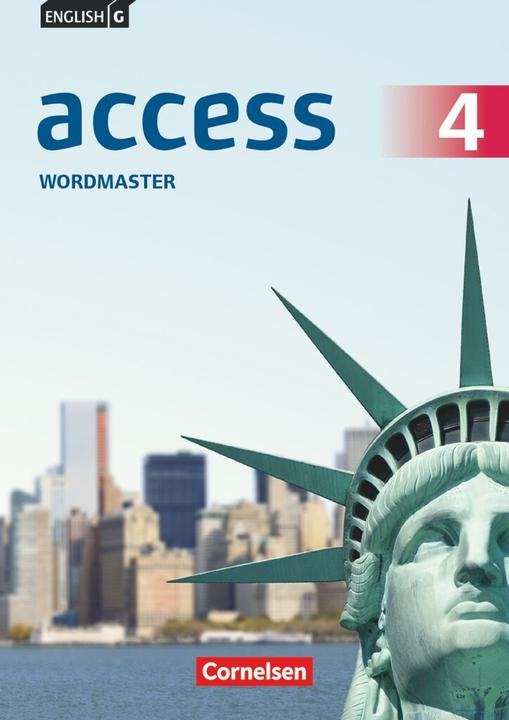 Produktbild English G Access 4. 8. Schuljahr. Allgemeine Ausgabe. Wordmaster mit Lösungen (Deutsch, Jon, Wright, 2016)