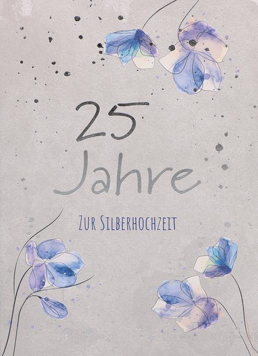Produktbild 25 Jahre. Zur Silberhochzeit