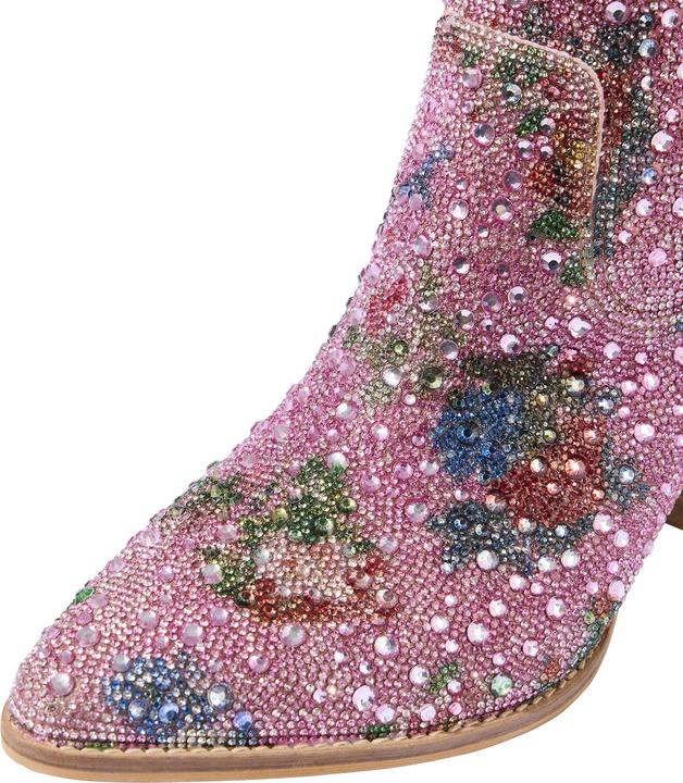 Immagine prodotto Joe Browns Floral Diamanté Western Ankle Boots (39)