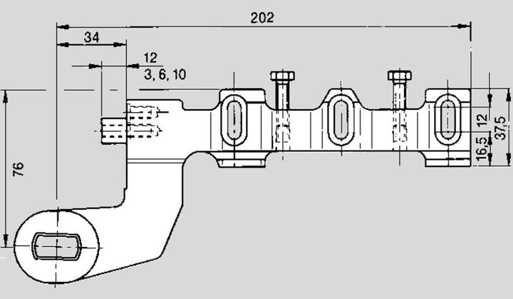 Produktbild Dormakaba Einbau-Türhebel (Zimmertür, Eingangstür, Holztür, Balkontür)