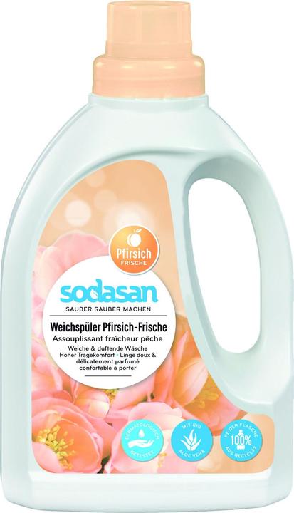 Sodasan Fabric softener peach freshness (18 Washing cycles, Liquid)