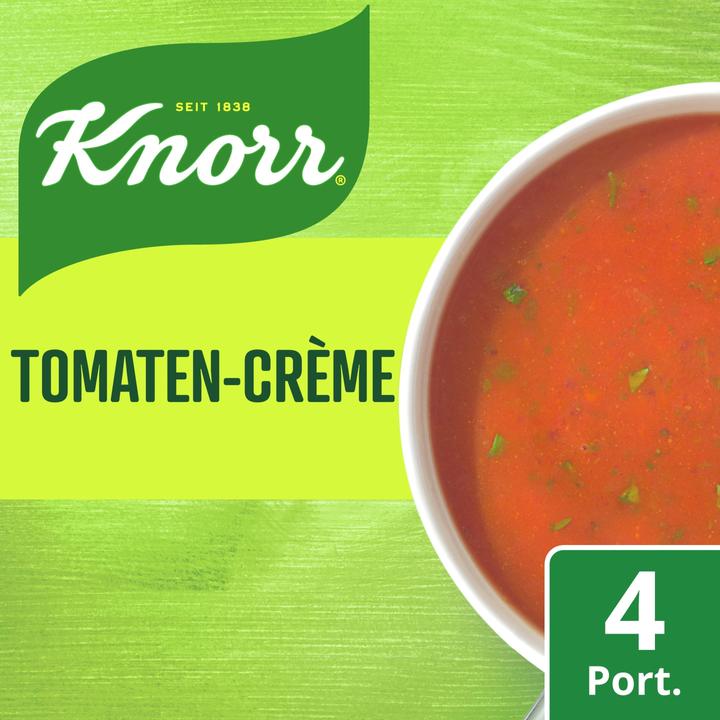Actual product image Knorr Tomato cream soup sachet, tomato soup made from sun-ripened tomatoes, easy to prepare