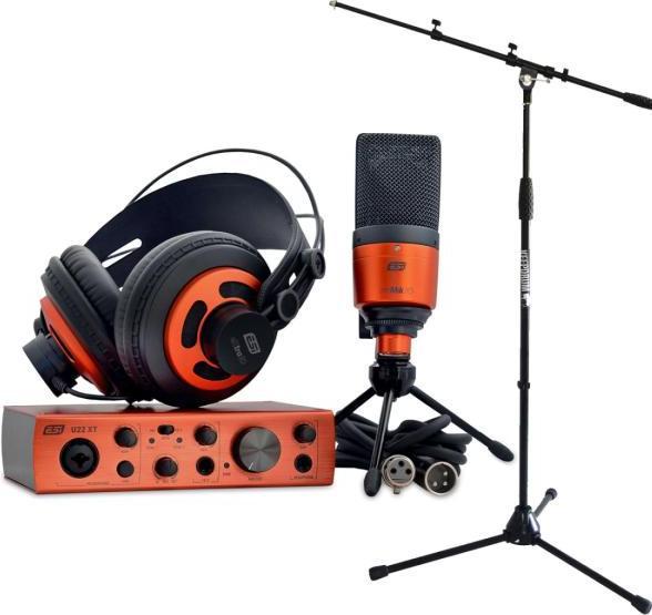 ESI U22 XT CosMik Set Recording mit Mikrofonständer (USB, 6.3mm Klinke (Jack))