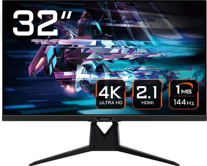 Actual product image Gigabyte Aorus FI32U (3840 x 2160 Pixels, 31.50")