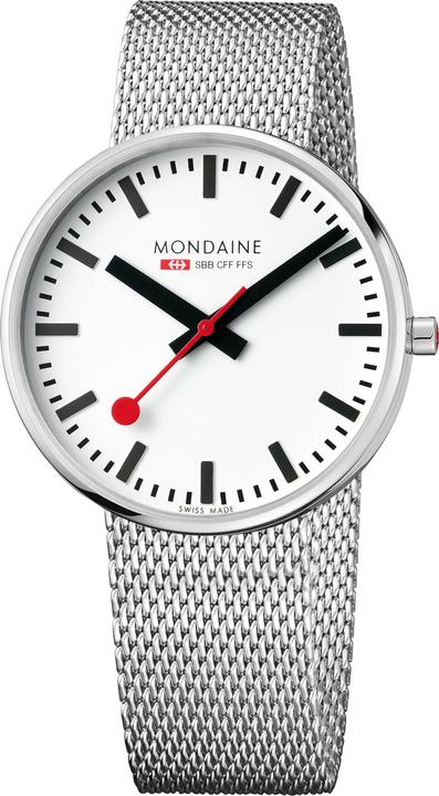 Immagine prodotto Mondaine colosso (Orologio da polso analogico, Fatto in Svizzera, 42 mm)