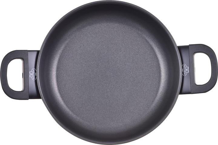 Actual product image Ballarini Patelnia Avola głęboka z 2 uchwytami tytanowa 24 cm 75002-922-0 (24 cm, Frying pan, Aluminium, Stainless steel)