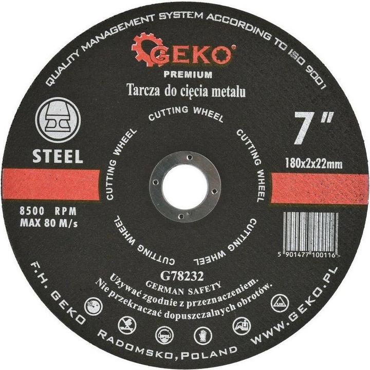 Produktbild GEKO Metall-Trennscheibe, 180x2mm