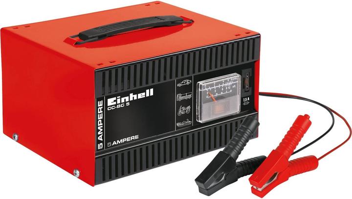 Actual product image Einhell Automatic battery charger (12V, 5 A)