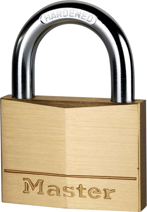 Master Lock 60mm wide solid brass body padlock