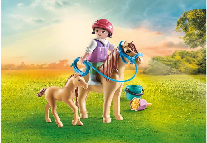 Produktbild Playmobil Kind mit Pony und Fohlen (71498, Playmobil Horses of Waterfall)