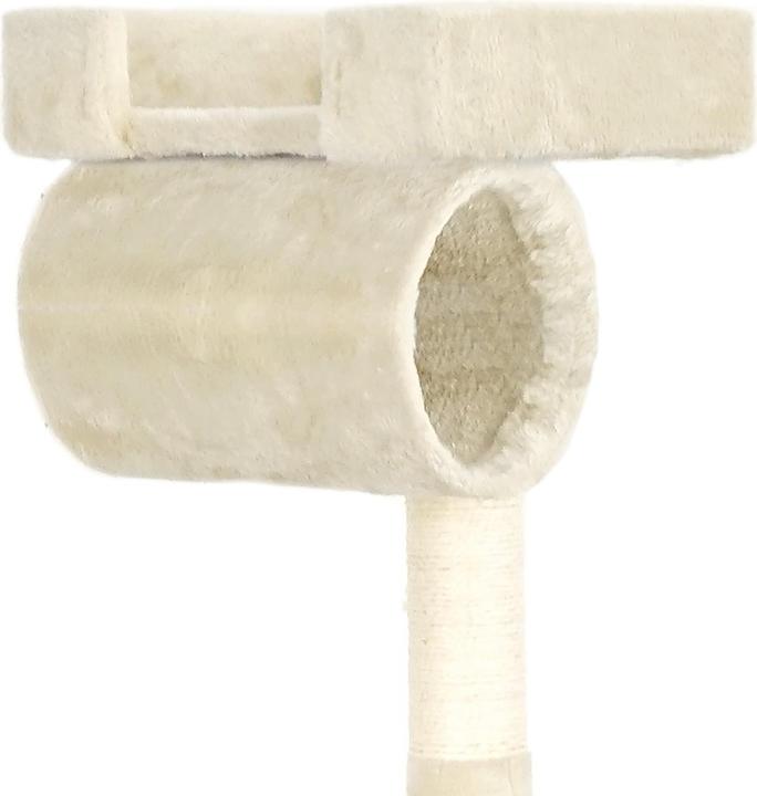Produktbild Wiltec Kratzbaum 141cm Katzenbaum Katzenkratzbaum Kletterbaum Katze (141 cm, Beige)