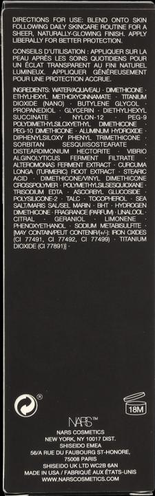 Image du produit NARS Cosmetics Hydratant teinté Pure Radiant (Groenland)