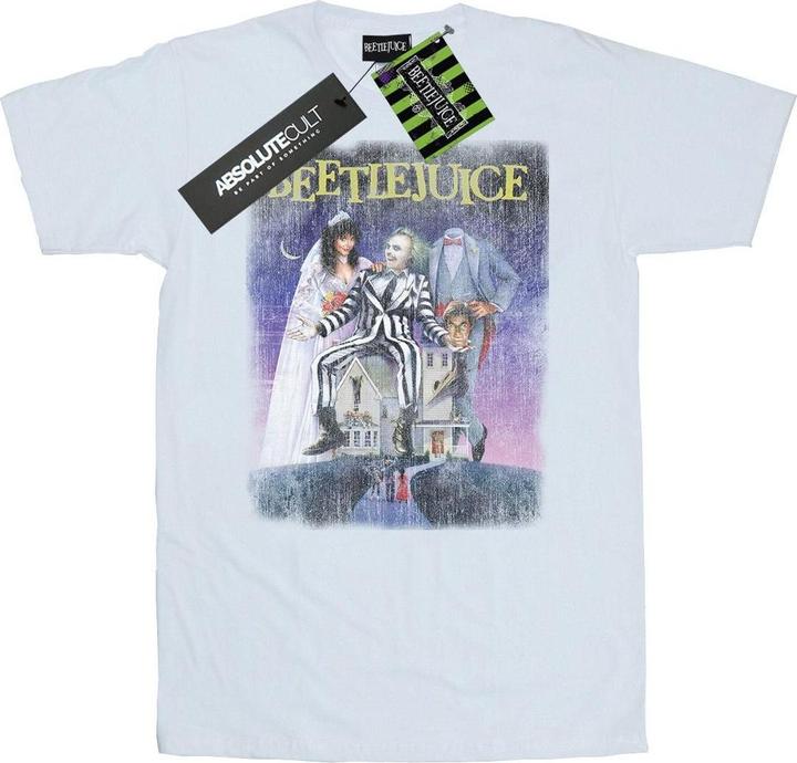 Beetlejuice Distressed Poster TShirt