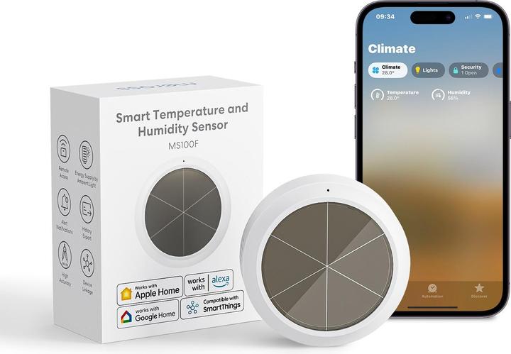Actual product image Meross Smart temperature/humidity sensor (without hub)