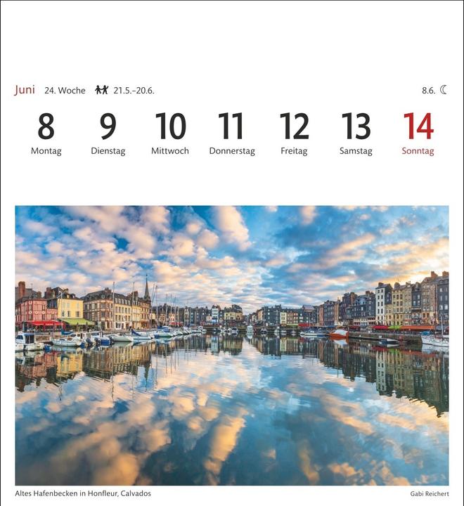 Immagine prodotto Harenberg Bretagne & Normandie Sehnsuchtskalender 2026 - Wochenkalender mit 53 Postkarten (Tedesco)