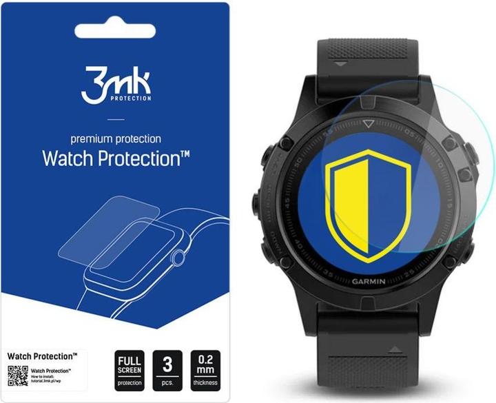 Image du produit 3MK hybrid glass Watch Protection FG for Garmin Fenix 5 47 mm