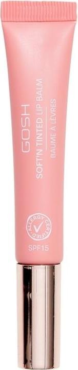 Gosh Tinted Lip Balm with SPF 15 Vegan Lip Care Stick in Nude 001 Moisturizing Lip Balm (8 ml)