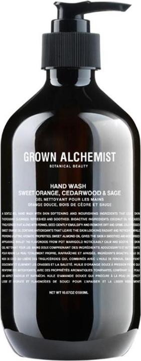 Actual product image Grown Alchemist GROWN Beauty - Hand Wash: Sweet Orange, Cedarwood & Sage (Liquid soap, 300 ml)