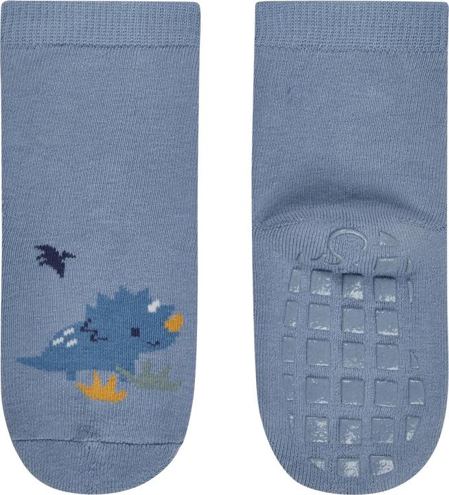 Actual product image Sterntaler Antirutsch-Socken 2er Set Dino Blau Gr. 23/24 (24)