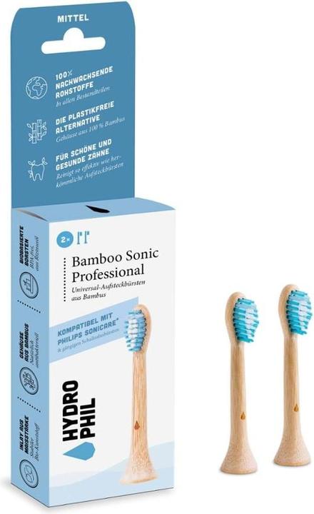 Image du produit Hydrophil Brosses à dents universelles en bambou (2 x)