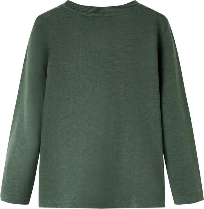 Image du produit VidaXL T-shirt manches longues enfant vert foncé 140,Matière : 100 (140)