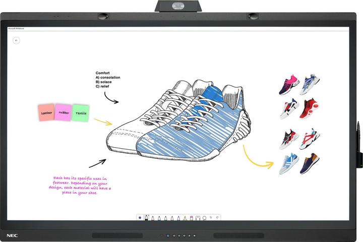 Image du produit NEC MultiSync WD551, 139,7 cm (55"), IPS, 3840 x 2160 pixels, 400 cd/m², 4K Ultra HD, Direct-LE (3840 x 2160 pixels, 55")