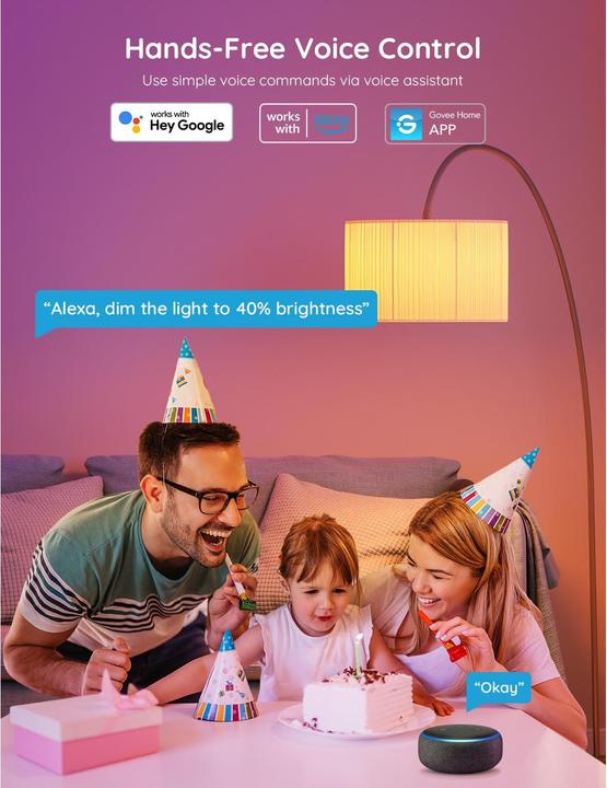 Actual product image Govee Smart Light Bulb (E27, 9 W, 800 lm, 1 x, F)