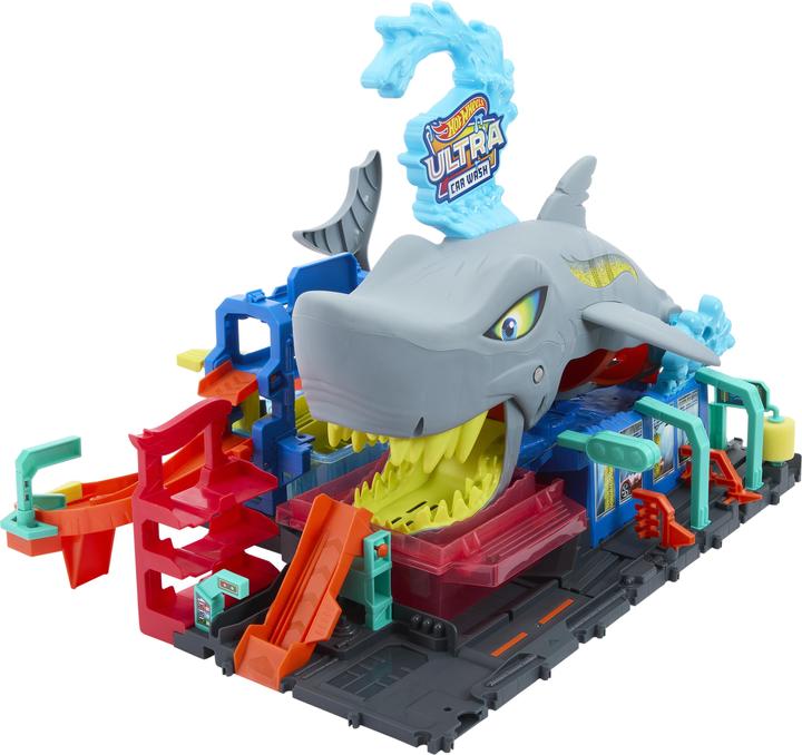 Produktbild Hot Wheels City Ultimative Hai Auto-Waschanlage