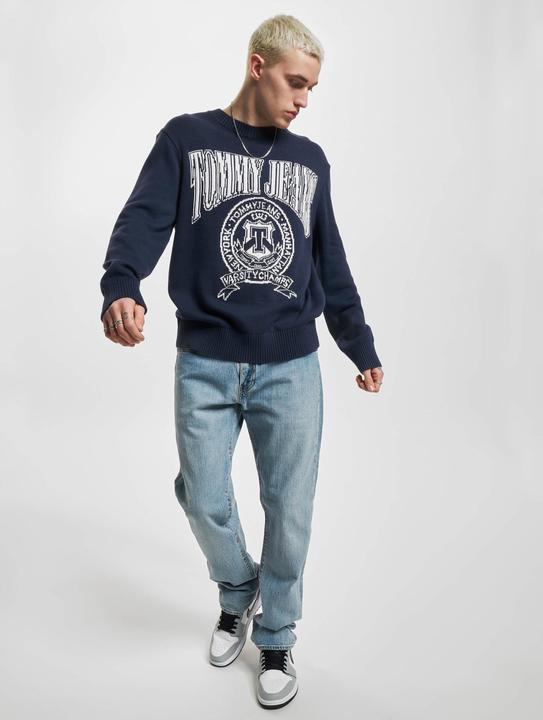 Immagine prodotto Tommy Hilfiger Tommy Jeans Maglione rilassato in maglia jacquard Varsity - 88647 (S)