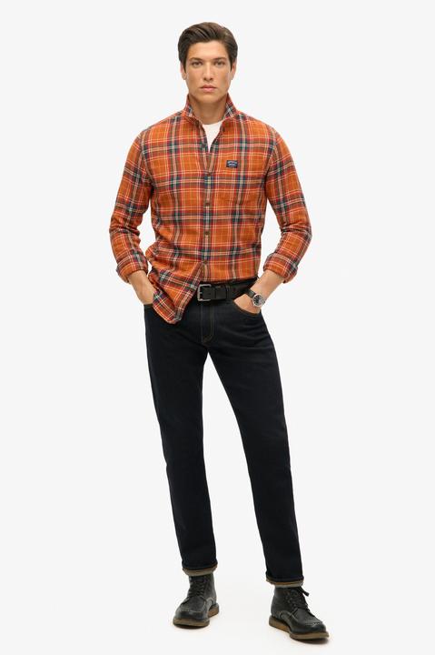 Actual product image Superdry Long-sleeved lumberjack shirt in organic cotton (S)