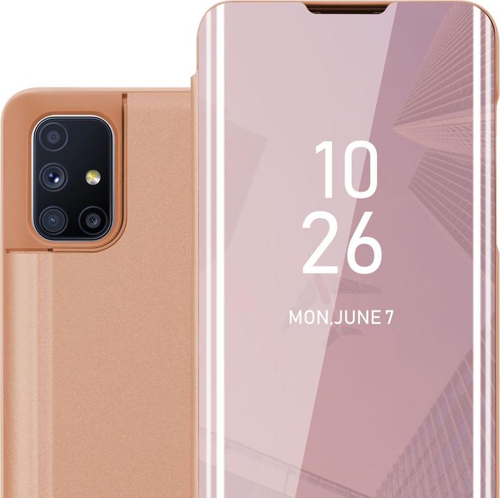Actual product image Cadorabo Book Smart View Mirror Cover (Samsung Galaxy M51)