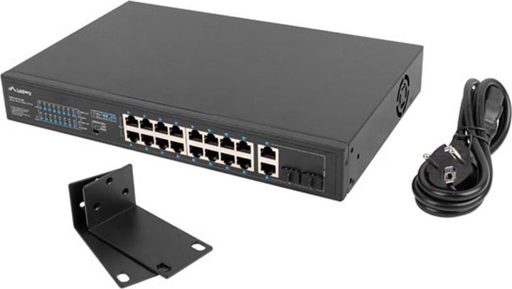 Immagine prodotto Lanberg RSFE-16P-2C-250 Switch di rete non gestito Gigabit Ethernet (10/100/1000) Power over Ethernet (PoE) (18 Porti)