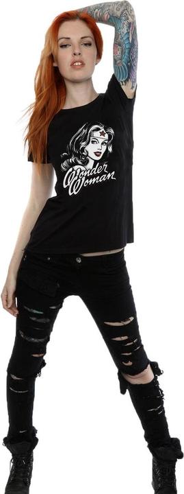 Actual product image Wonder Woman Womens/Ladies Hint Cotton T-Shirt (XS)