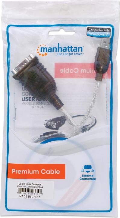 Produktbild Manhattan USB A — RS-232 (0.45 m, VGA)
