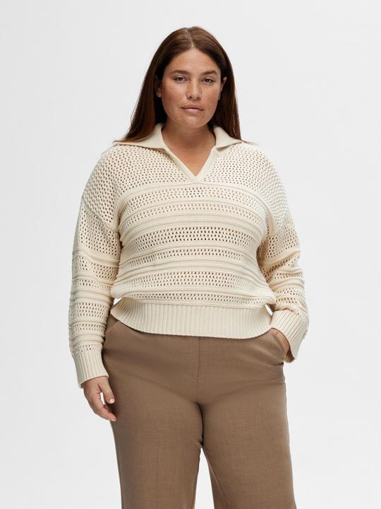 Produktbild Selected Femme Häkel-Look Pullover (3XL)