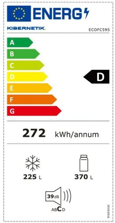 Energy Label Kibernetik ECOFC595 Food Center Side by Side (595 l)