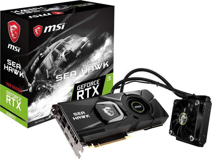 Produktbild MSI GeForce RTX 2080 TI SEA HAWK X (11 GB)