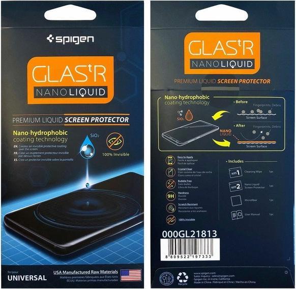 Produktbild Spigen Glas.tR Nano Liquid (1 Stück, Samsung Galaxy S9, Samsung Galaxy S9+)