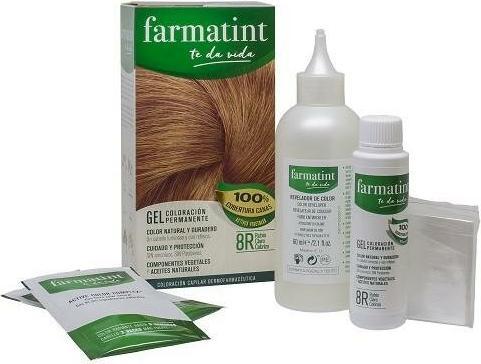Actual product image Farmatint Gel 8r Light Blonde Copper 135ml (Light blonde copper)