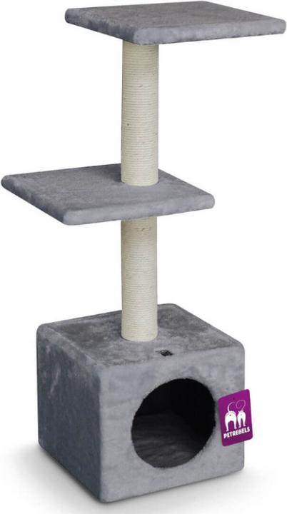 Produktbild Petrebels Cheap Bastards Boston 90 Kratzbaum (90 cm, Hellgrau)