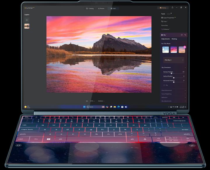 Produktbild Lenovo Yoga Book 9 (14", Intel Core Ultra 9 285H, 32 GB, 1000 GB, CH)