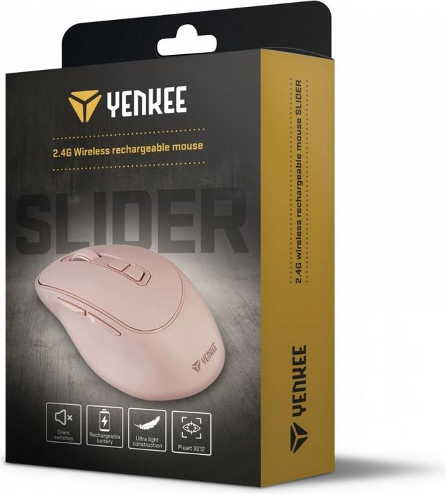 Produktbild Yenkee 2,4 GHz wiederaufladbare kabellose Maus mit 6 Tasten (Kabellos)