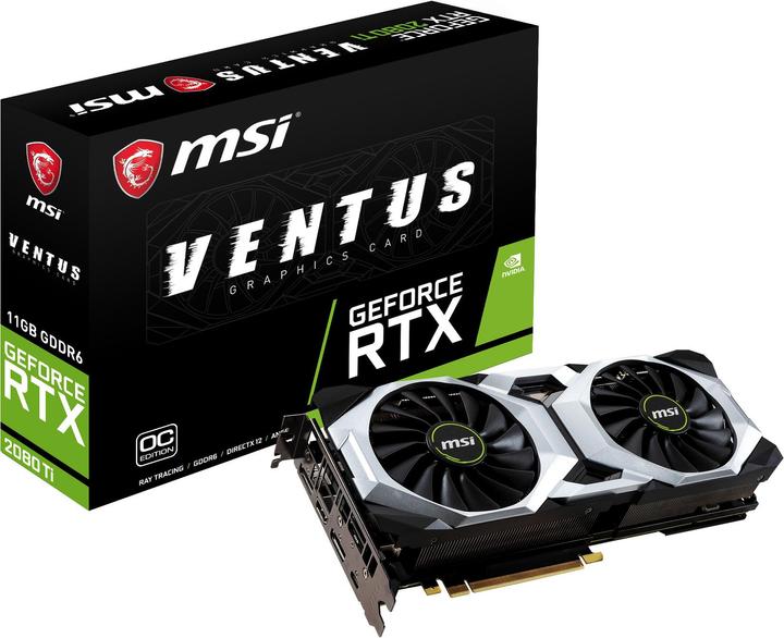 Produktbild MSI GeForce RTX 2080 Ti VENTUS 11G OC (11 GB)