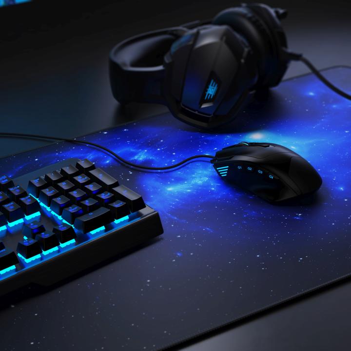 Actual product image CSL Gaming Mouse Pad, extra large, 1200 x 400 x 3 mm Desk Pad XXXL, Non-Slip