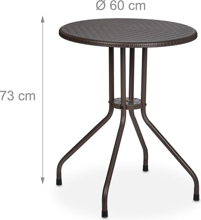 Actual product image Relaxdays Garden table (60 cm)
