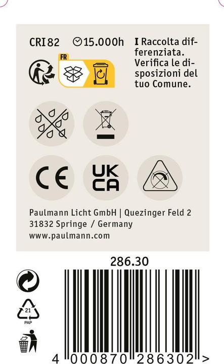 Produktbild Paulmann Tropfen (E14, 5 W, 470 lm, 1 x, F)