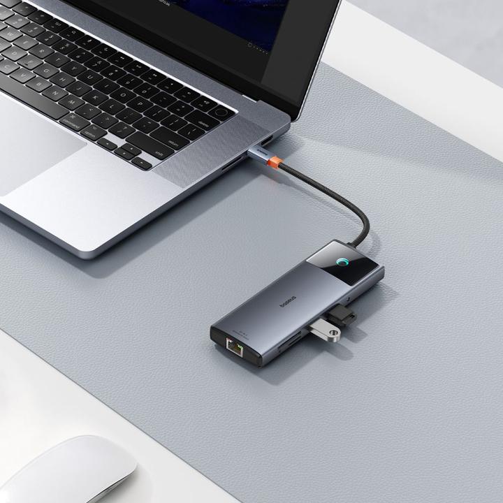 Produktbild Baseus 10in1 Hub Metal Gleam II Series (USB-C, 10 Ports)
