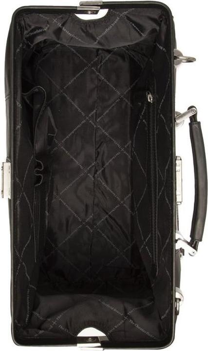 Immagine prodotto The Vegan Cow Chesterfield Marca Leren Weekendtas Zwart Texel (22.90 l)