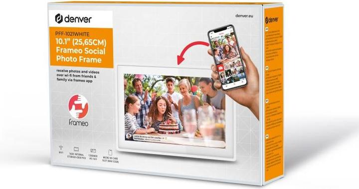 Actual product image Denver Digital picture frame PFF-1021 (10.10", 1280 x 800 pixels)